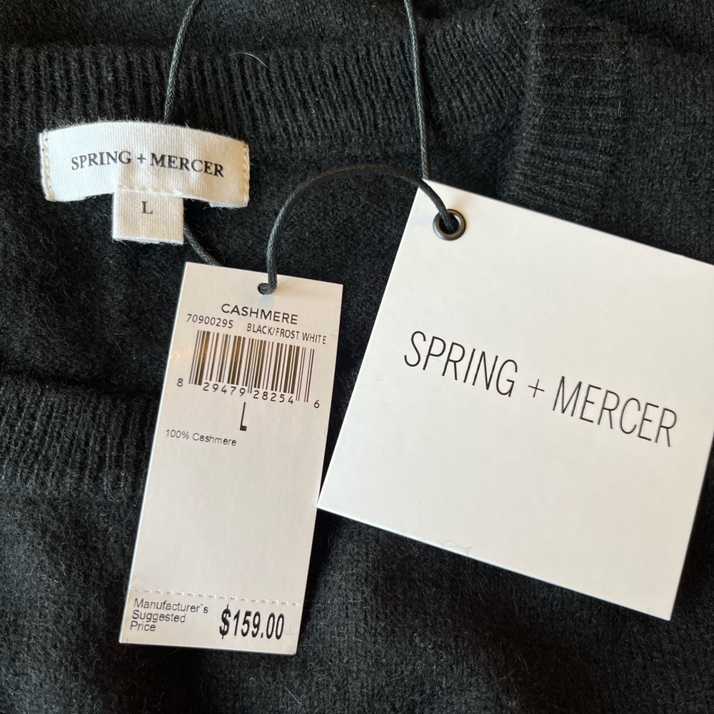 NWT 100% Cashmere “Out of Office” Sweater - Picture 3 of 5